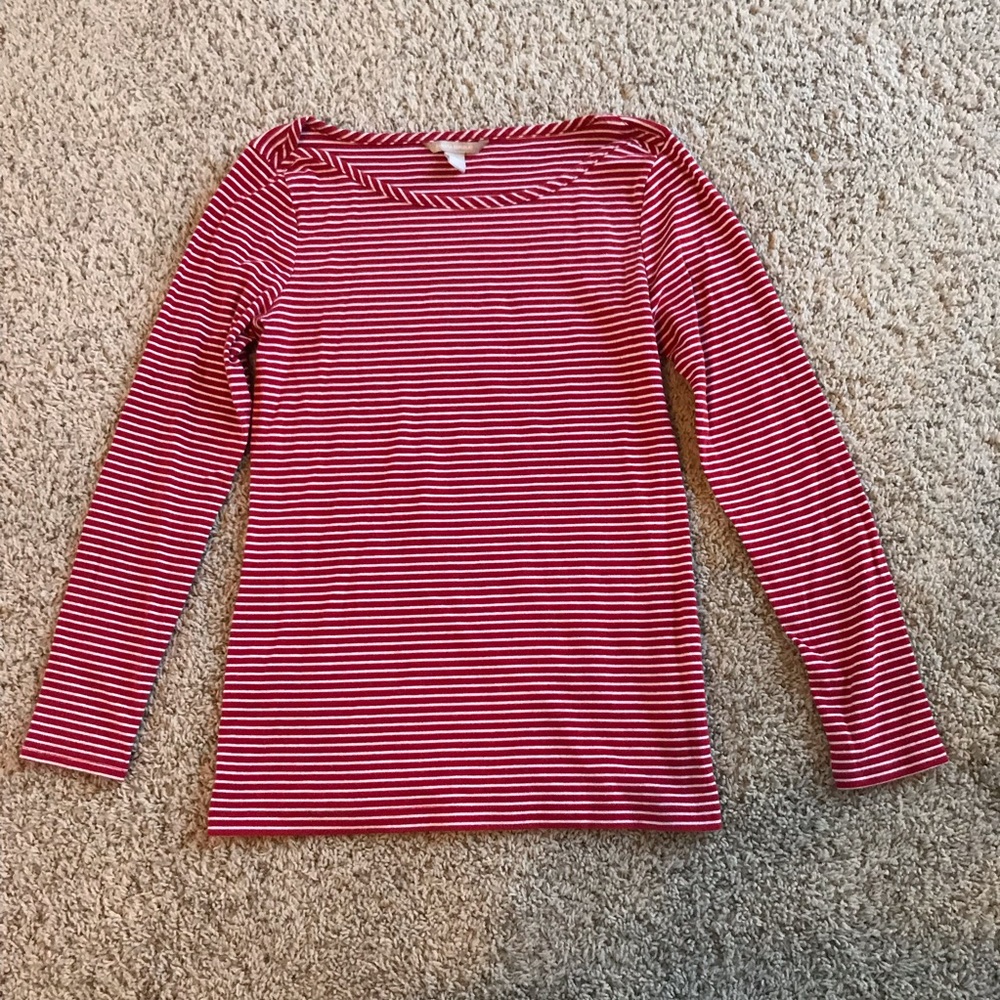 Banana republic striped long sleeve